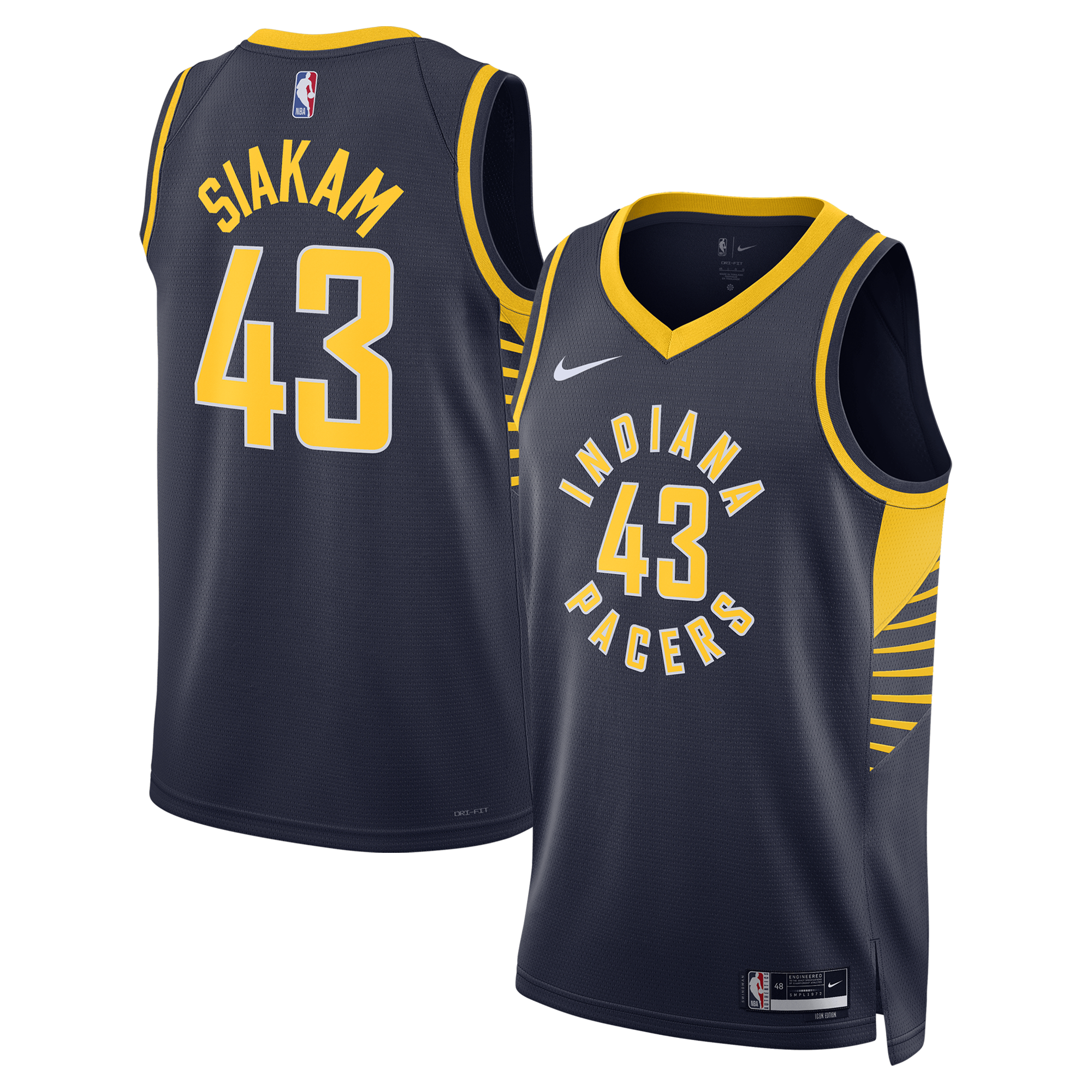 Pascal Siakam Indiana Pacers Unisex Swingman Jersey - Icon Edition - Navy