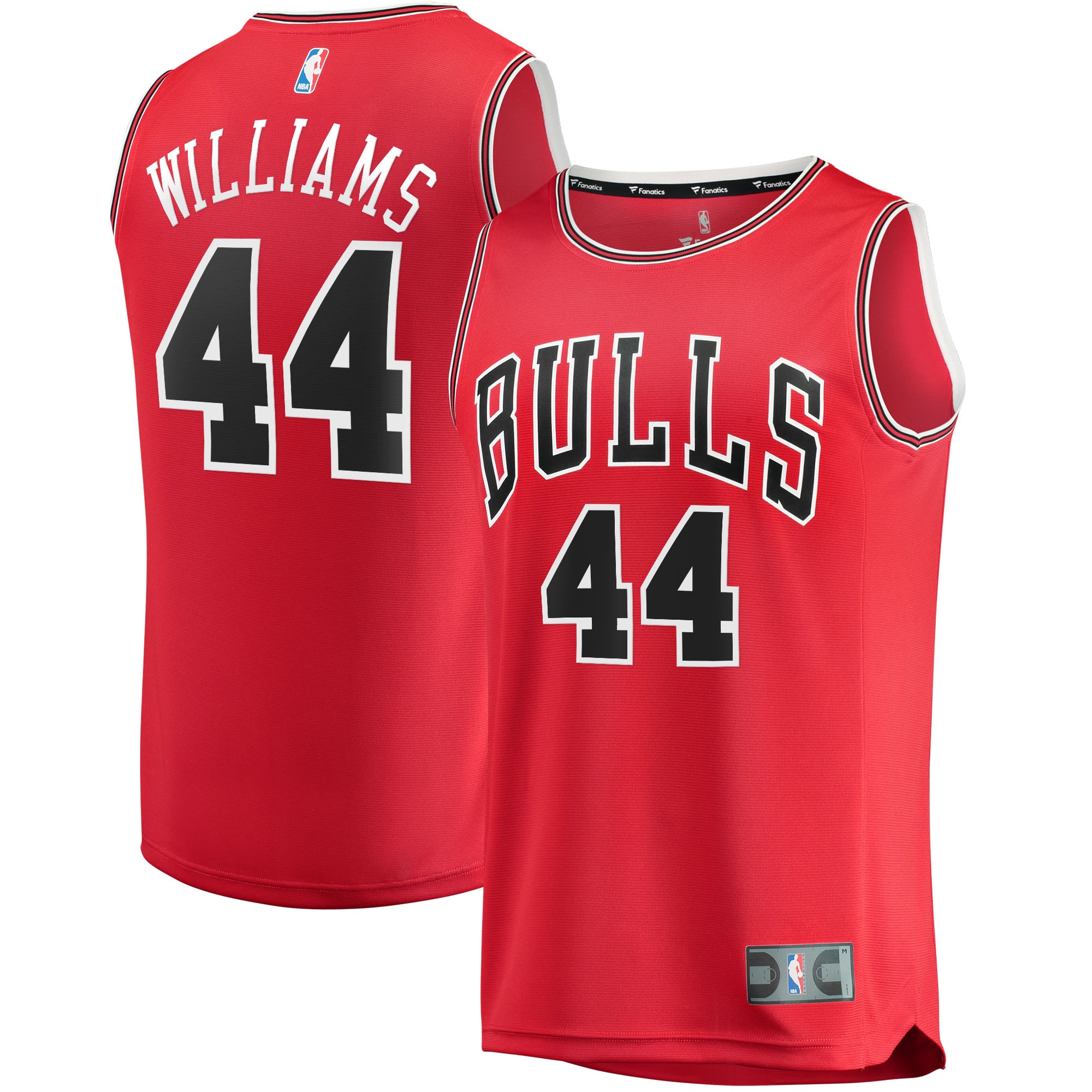 Patrick Williams Chicago Bulls Fanatics Fast Break Jersey - Icon Edition - Red