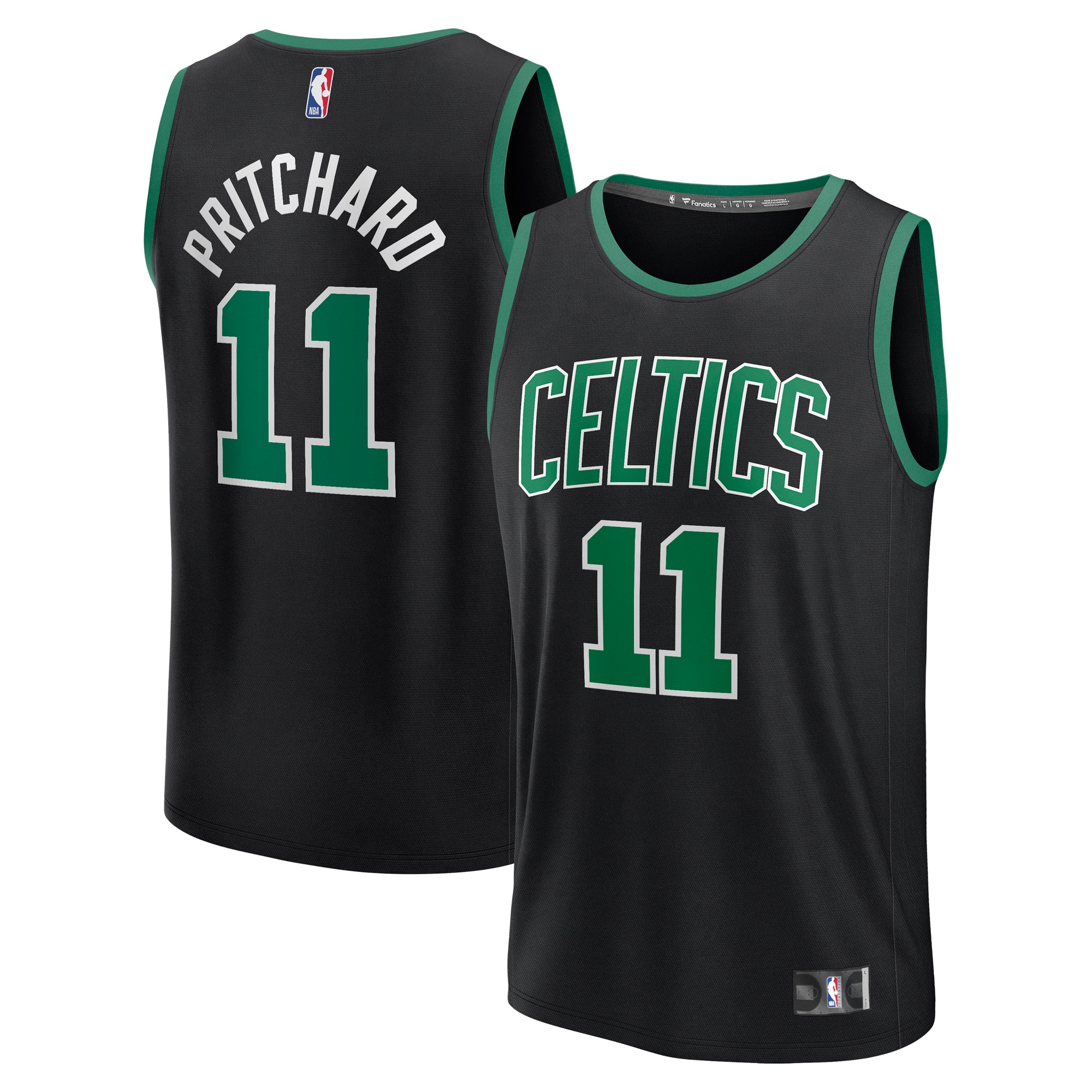 Payton Pritchard Boston Celtics Fanatics Fast Break Player Jersey - Statement Edition - Black