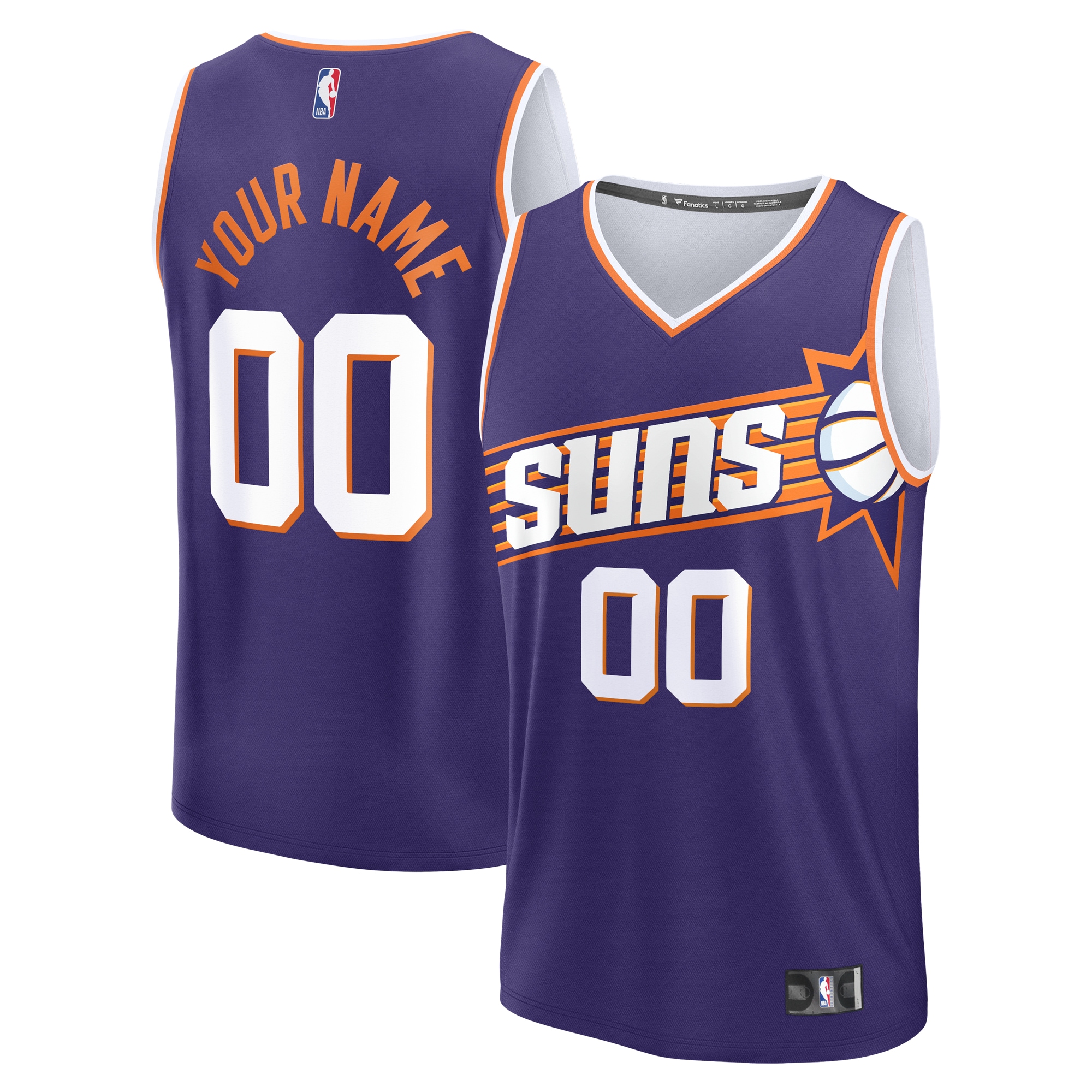 Phoenix Suns Fanatics Fast Break Custom Jersey - Icon Edition
