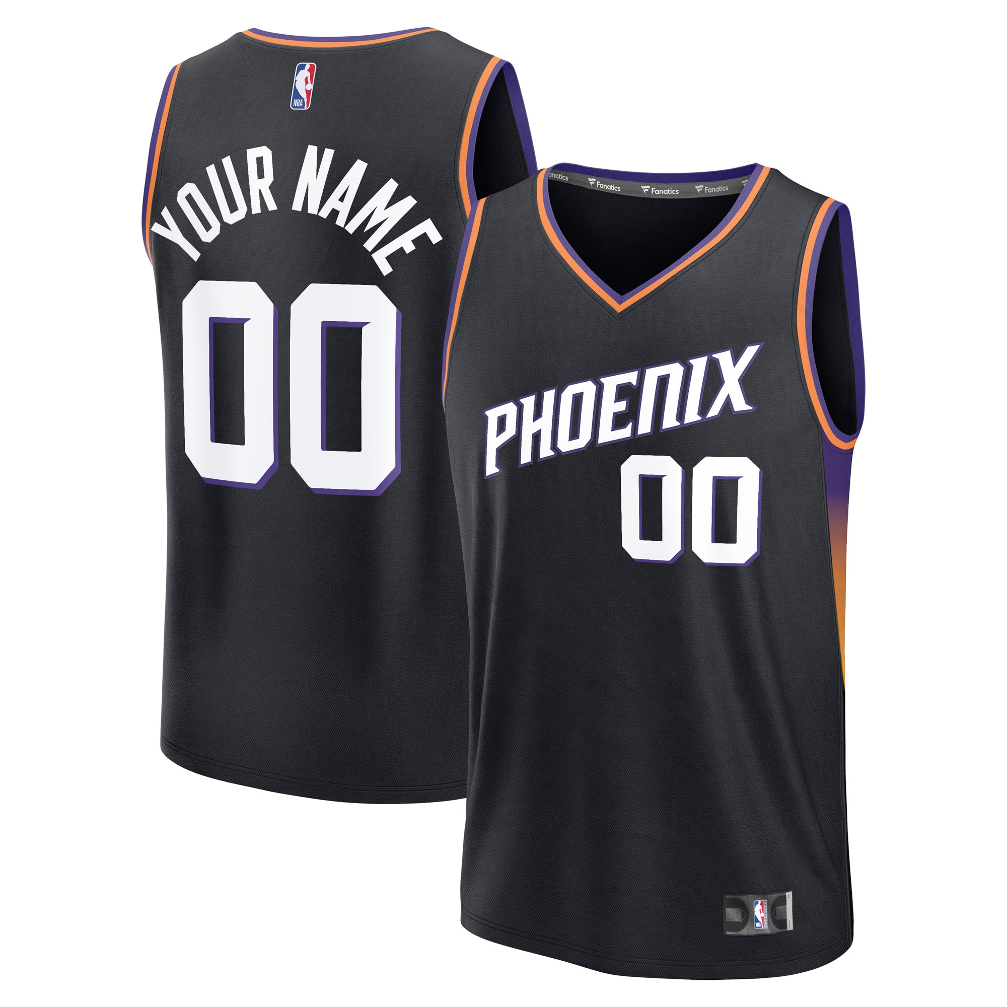  Phoenix Suns Fanatics Fast Break Custom Jersey - Icon Edition