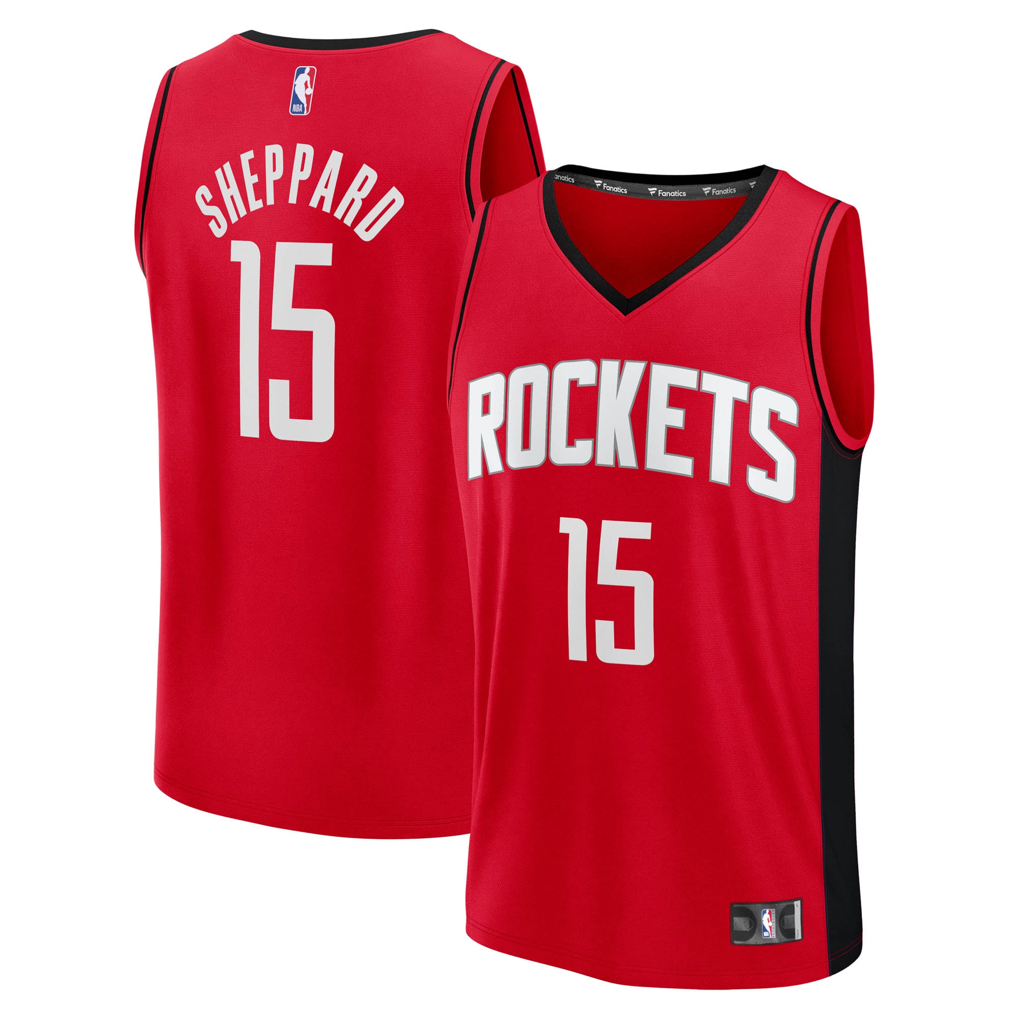 Reed Sheppard Houston Rockets Fanatics Fast Break Jersey - Icon Edition - Red