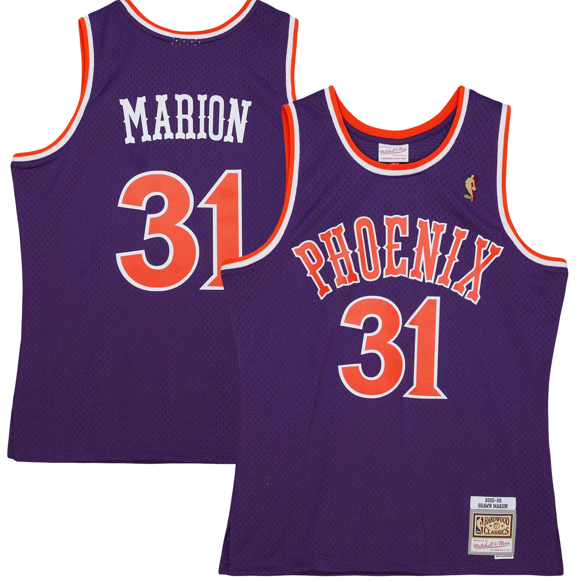 Shawn Marion Phoenix Suns 2005/06 Hardwood Classics Swingman Jersey - Purple