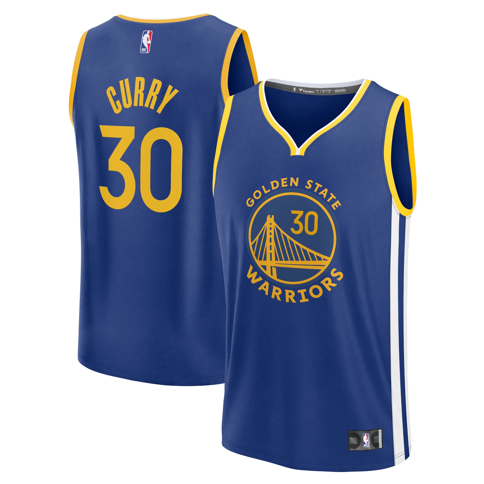 Stephen Curry Golden State Warriors Fanatics Fast Break Jersey - Icon Edition - Royal
