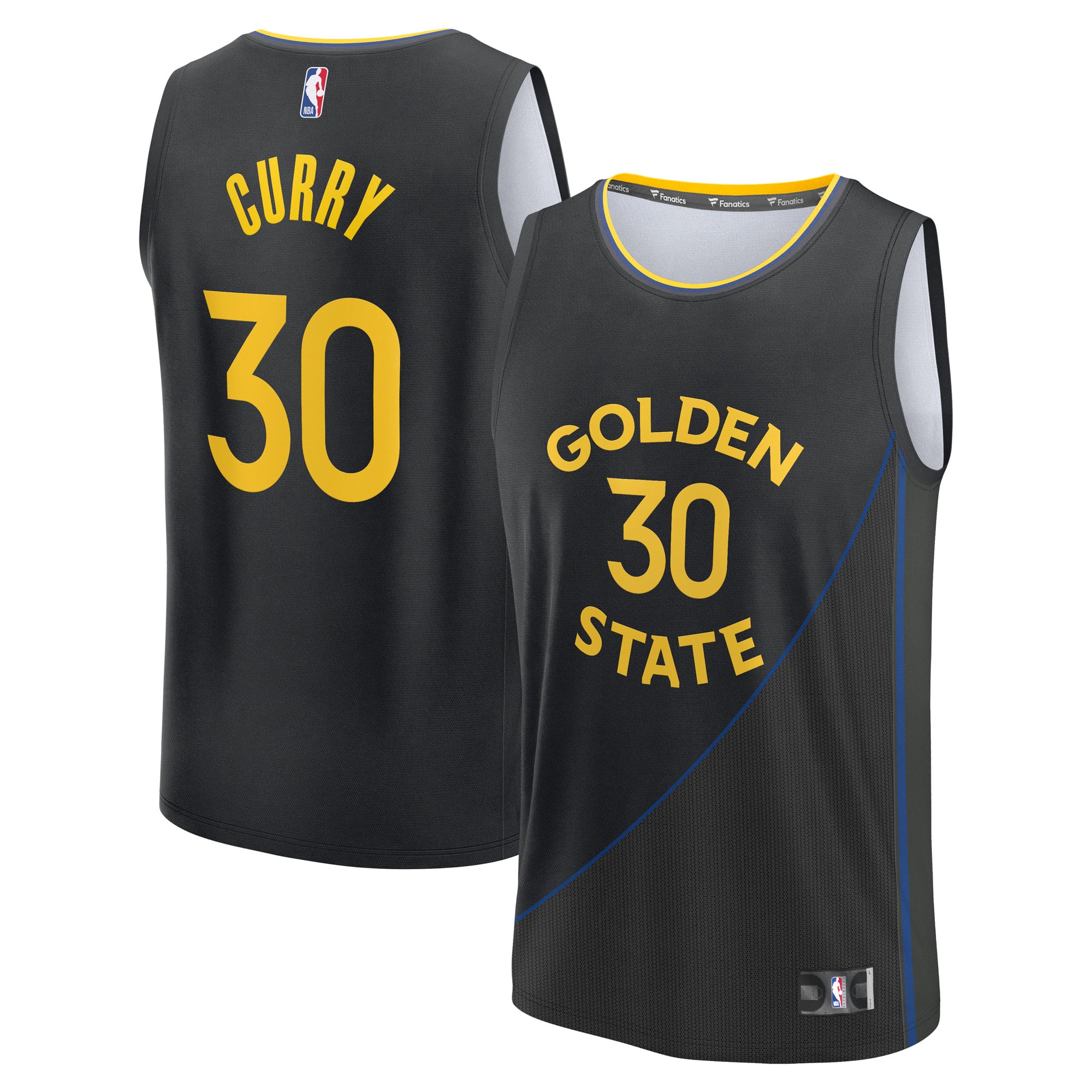 Stephen Curry Golden State Warriors Fanatics Fast Break Player Jersey - Statement Edition - Black