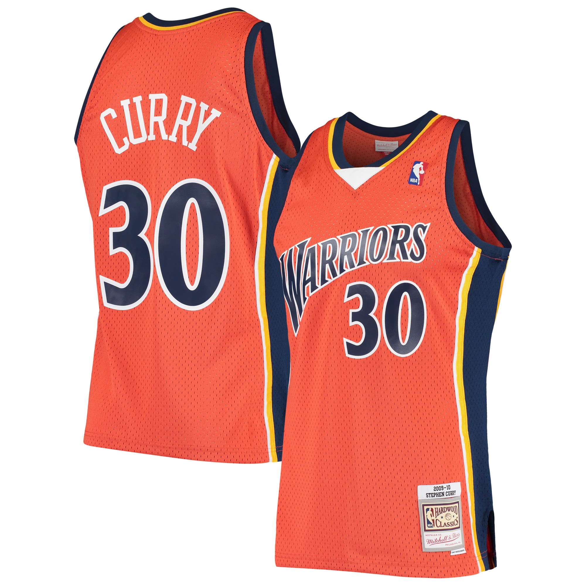Stephen Curry Golden State Warriors Hardwood Classics Swingman Jersey