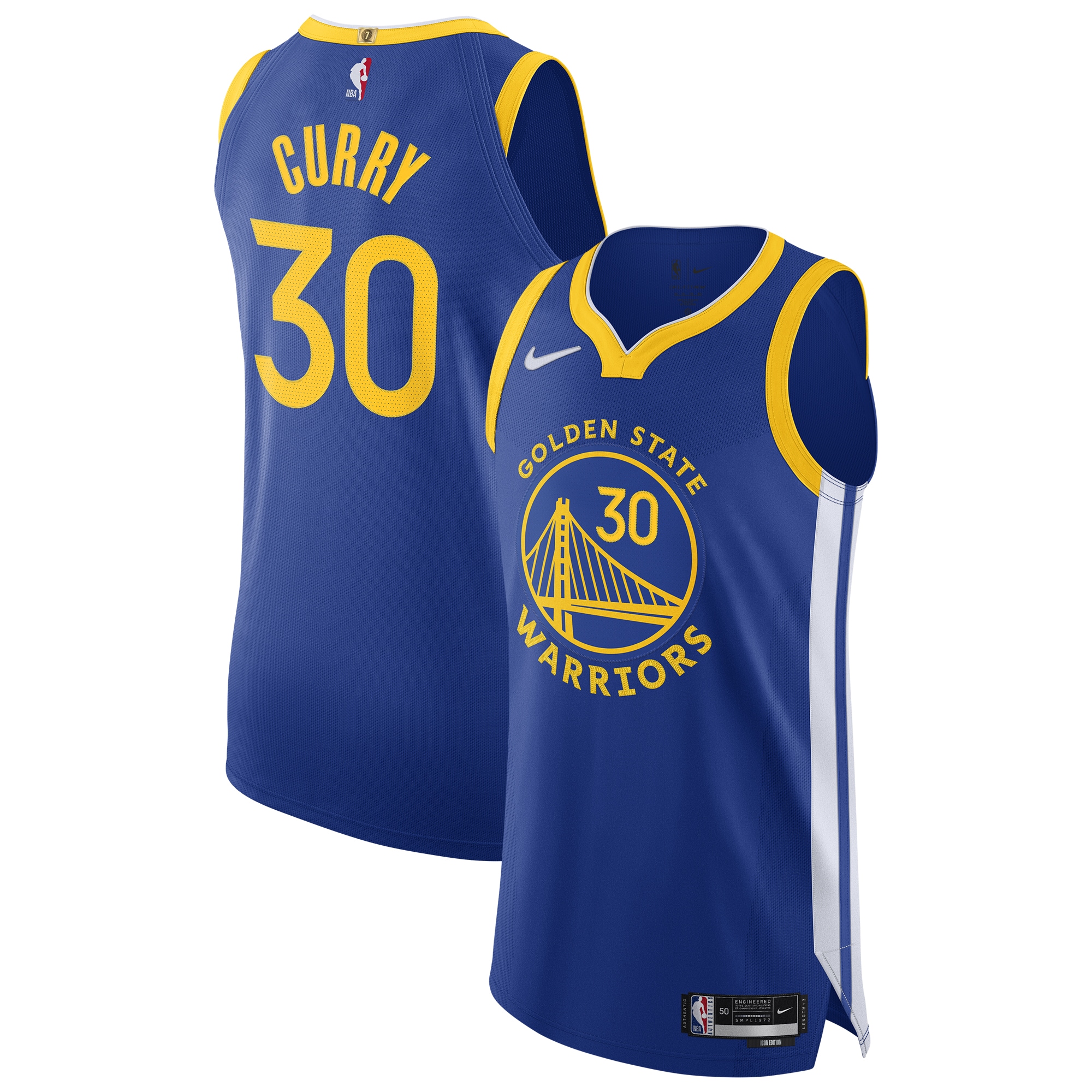 Stephen Curry Golden State Warriors Jersey - Icon Edition