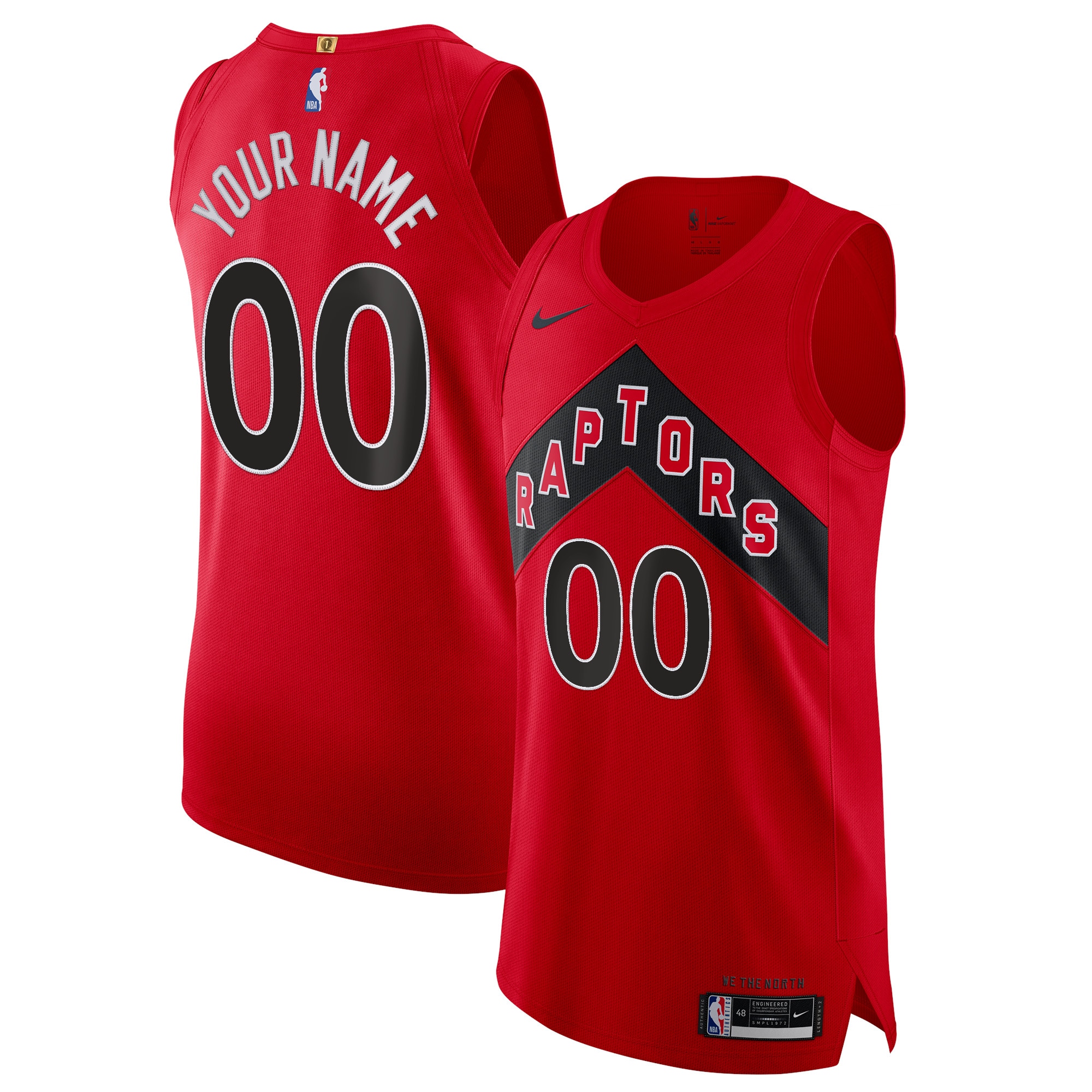 Toronto Raptors 2020/21 Custom Jersey Red - Icon Edition