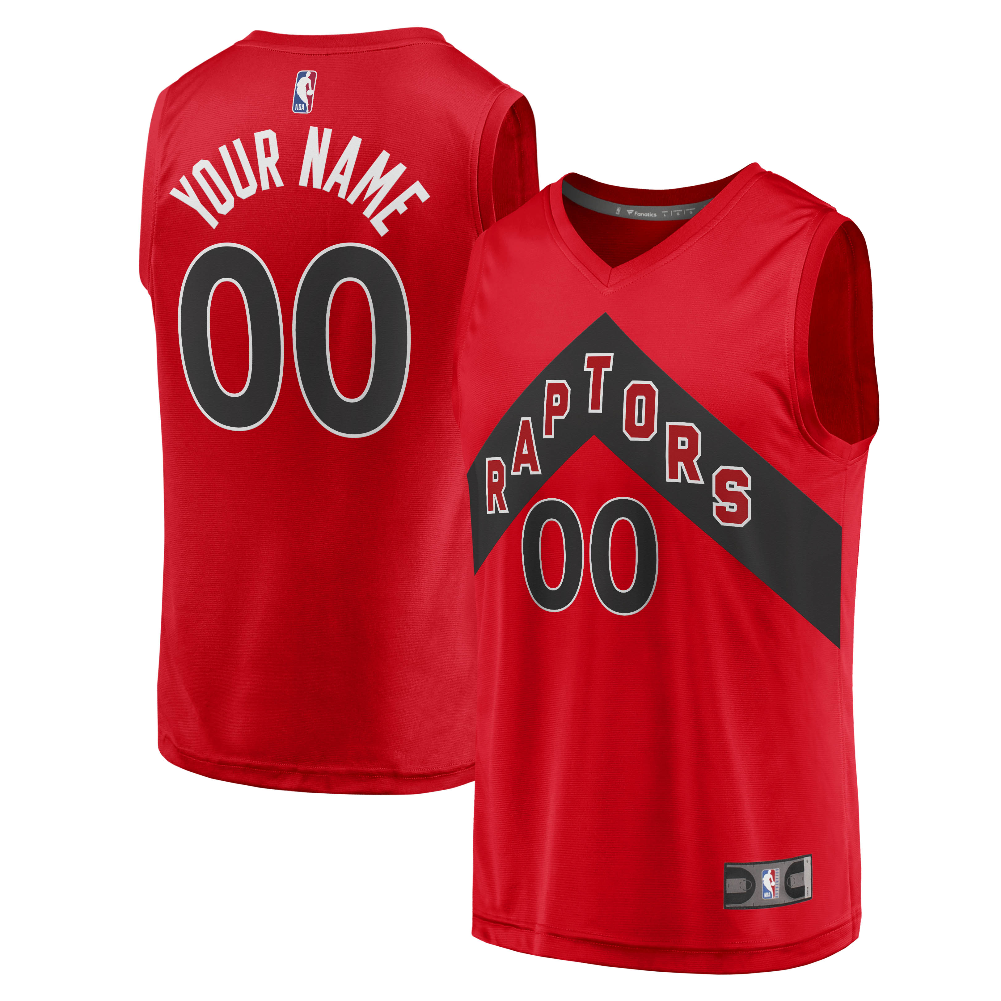 Toronto Raptors Fanatics Fast Break Custom Jersey - Icon Edition - Red