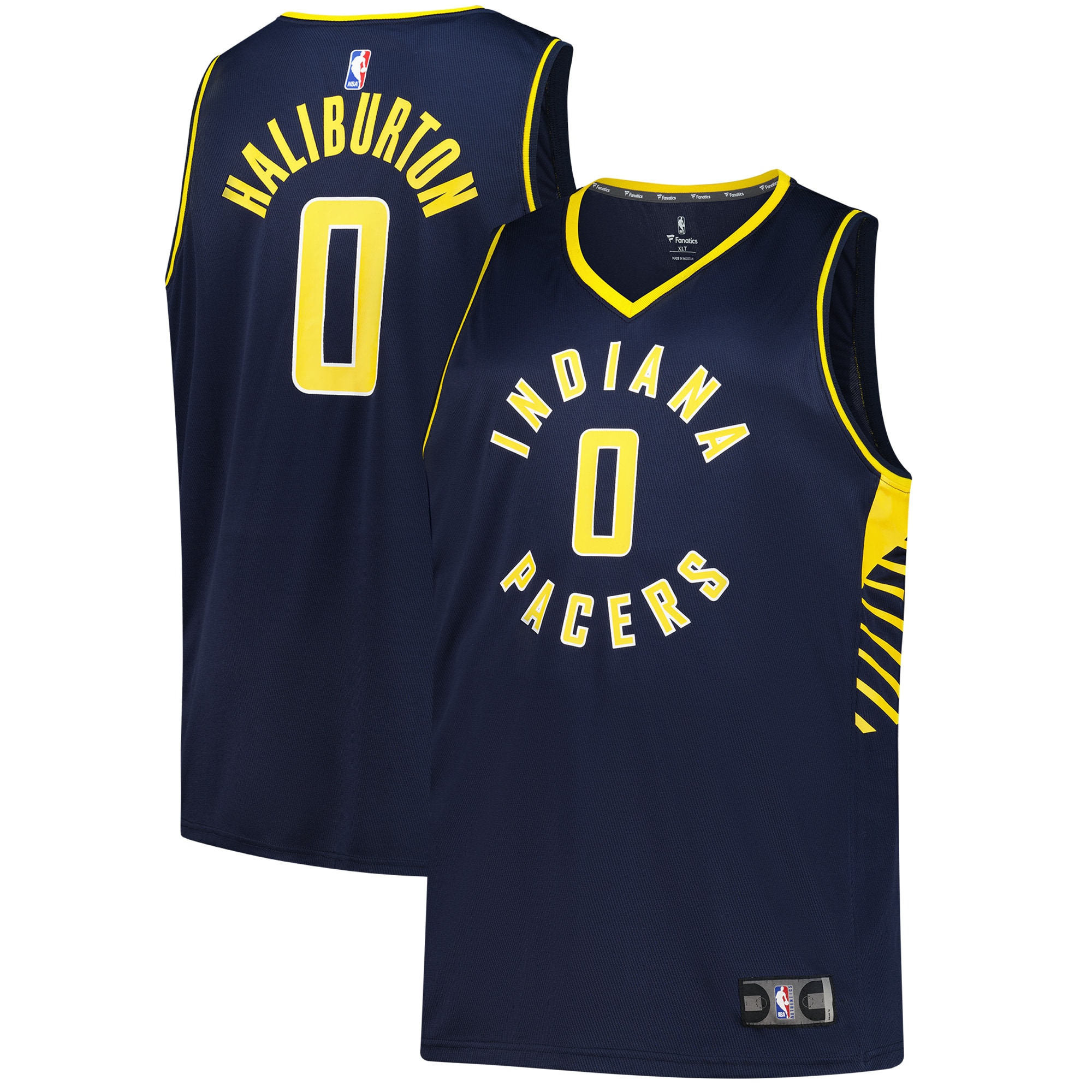 Tyrese Haliburton Indiana Pacers Fanatics Big & Tall Fast Break Jersey - Icon Edition - Navy