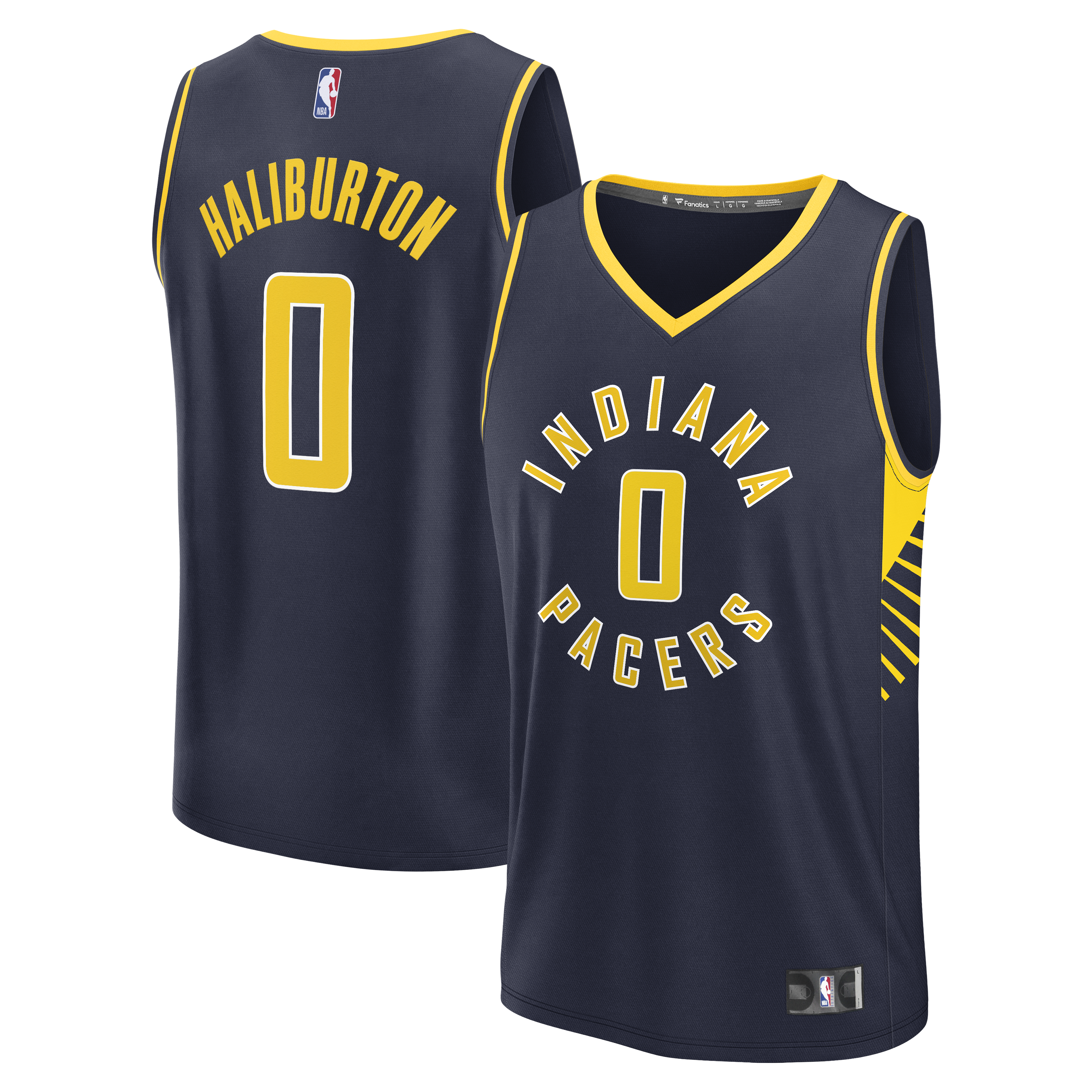Tyrese Haliburton Indiana Pacers Fanatics Fast Break Jersey - Navy - Icon Edition
