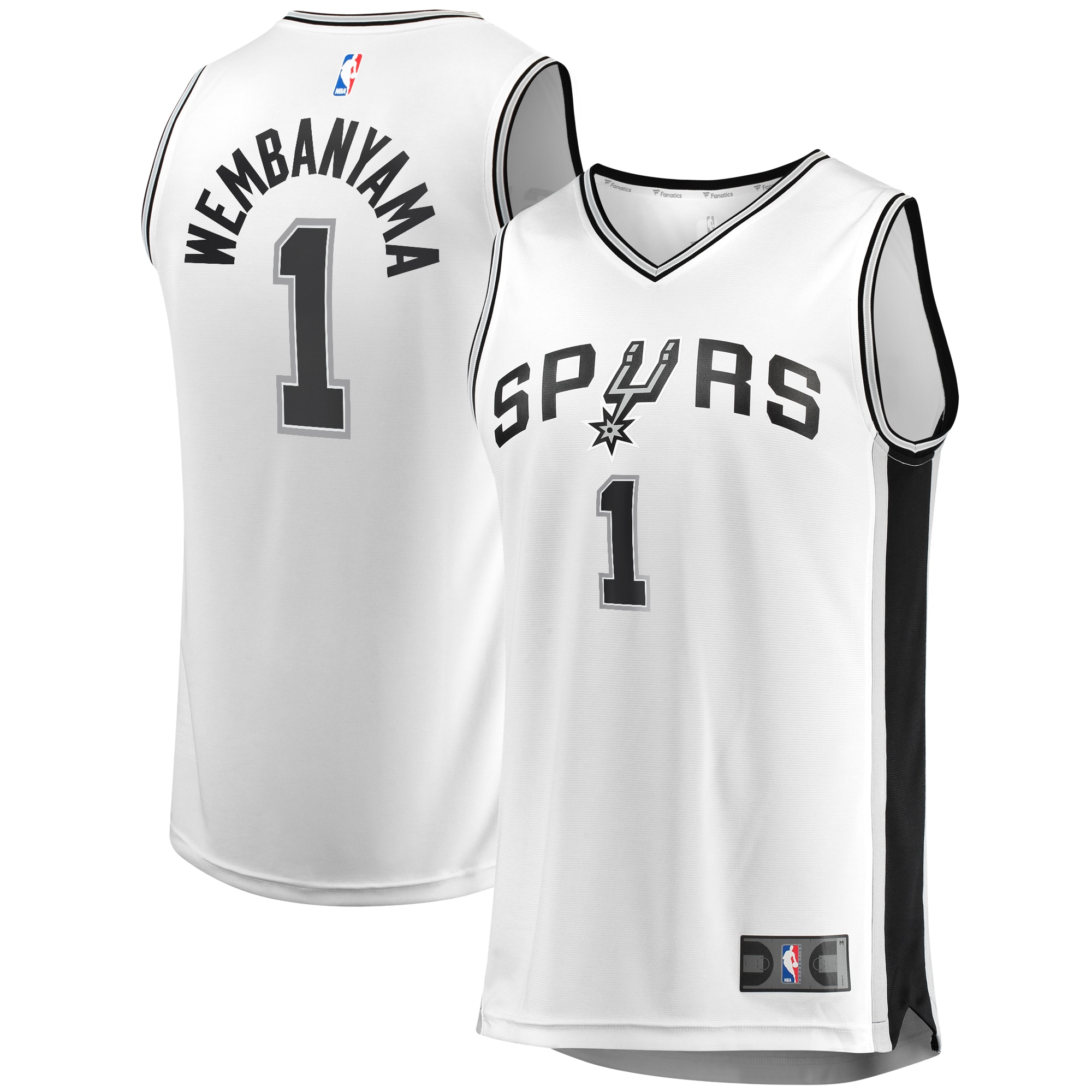 Victor Wembanyama San Antonio Spurs Fanatics Fast Break Player Jersey - Association Edition
