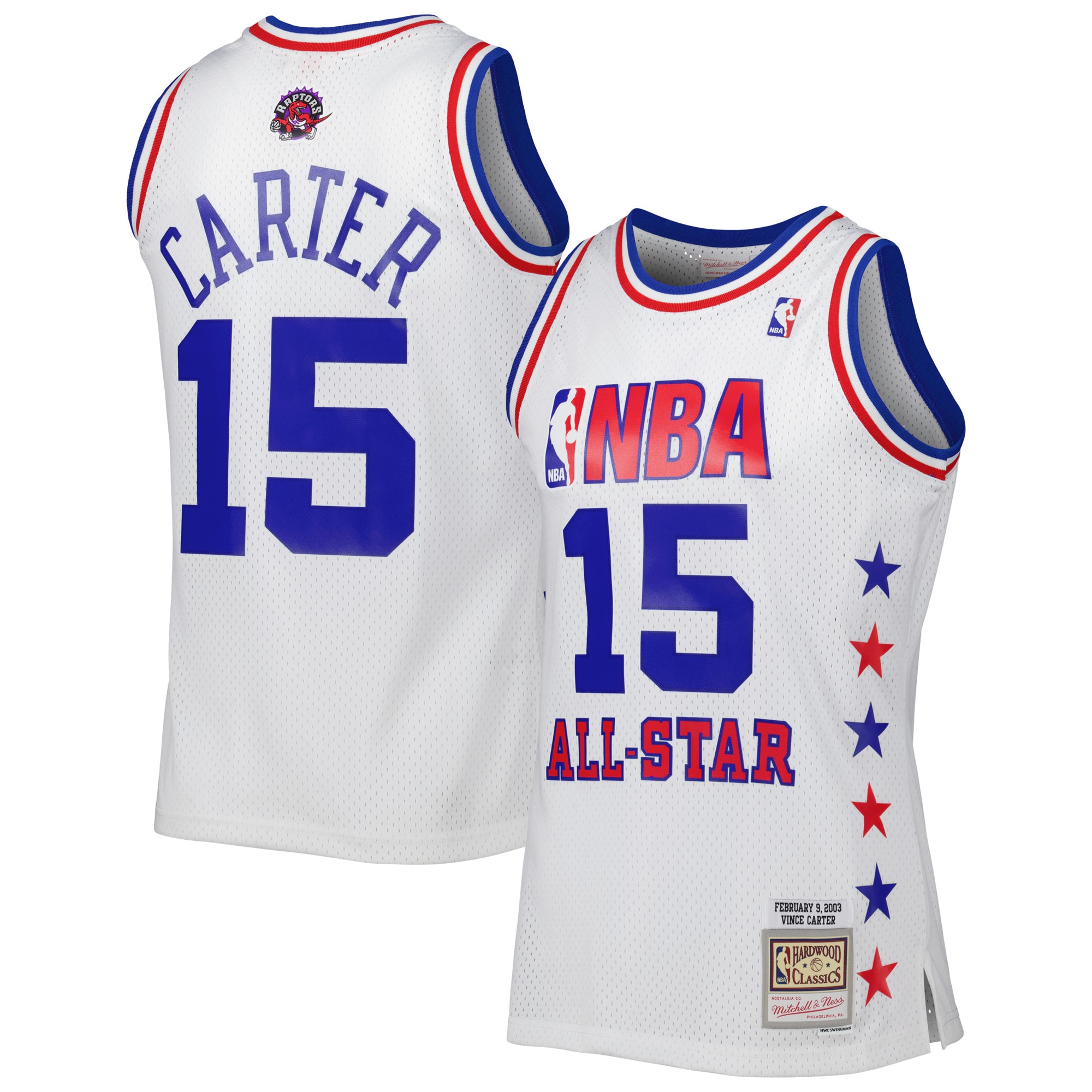 Vince Carter Eastern Conference 2003 All Star Game Swingman Jersey - White