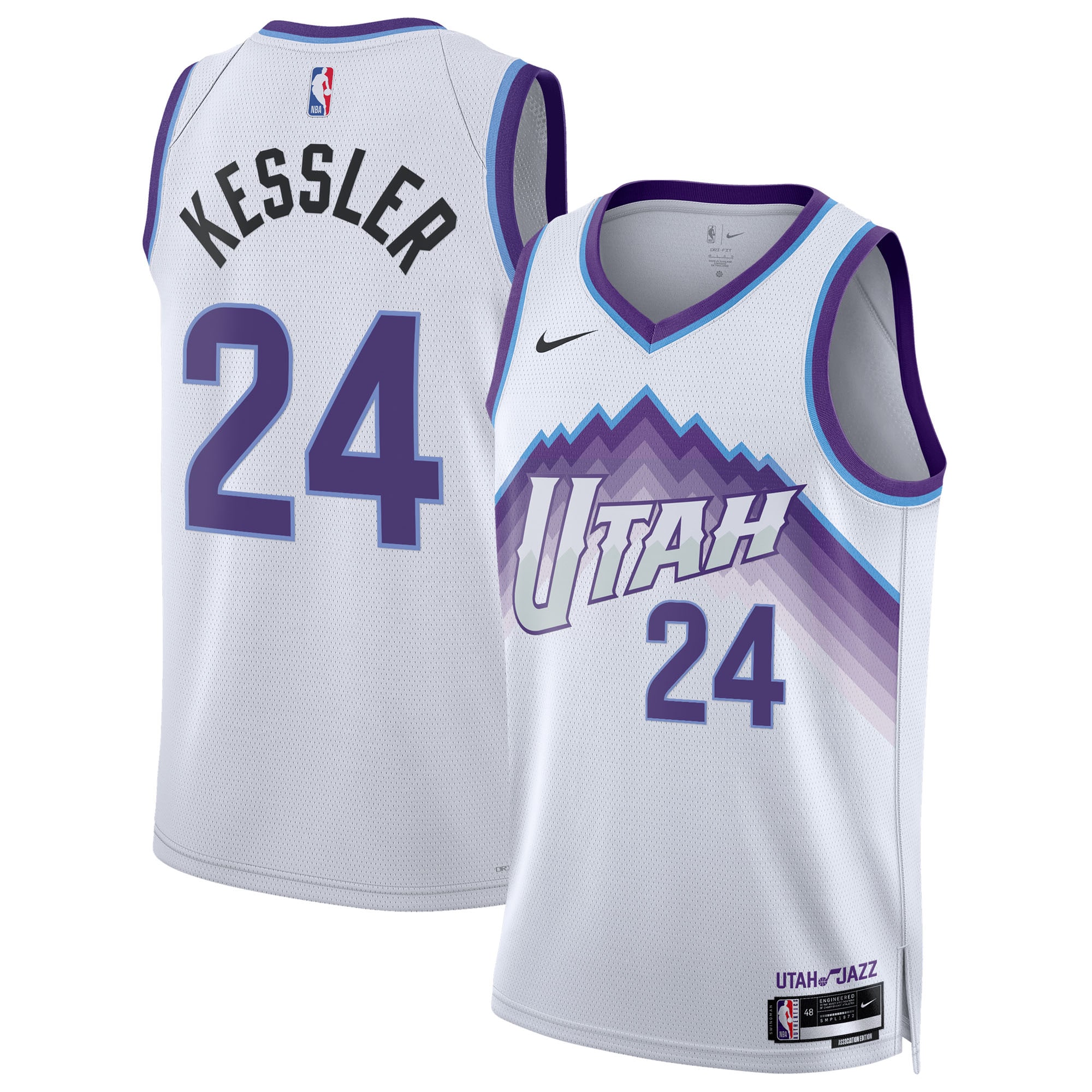 Walker Kessler Utah Jazz Unisex Swingman Jersey - Association Edition - White