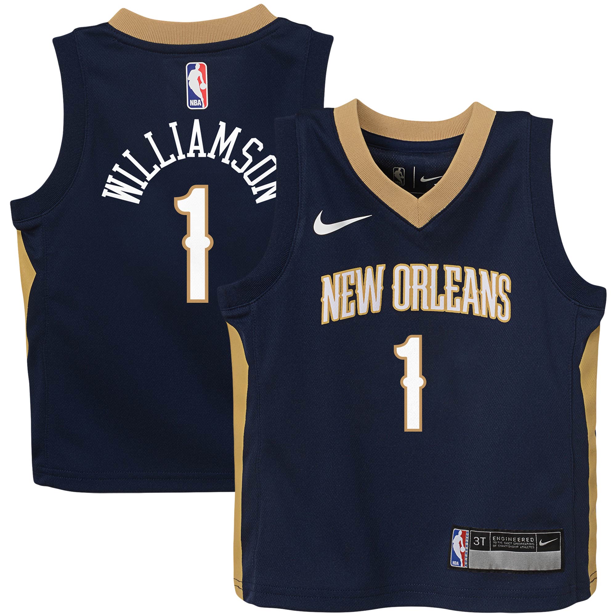 Zion Williamson New Orleans Pelicans Toddler Jersey - Icon Edition - Navy