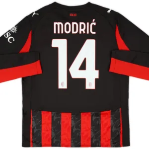 AC Milan 2025/26 Home Long Sleeve Jersey