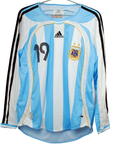 Argentina 2006 Home Long Sleeve Jersey