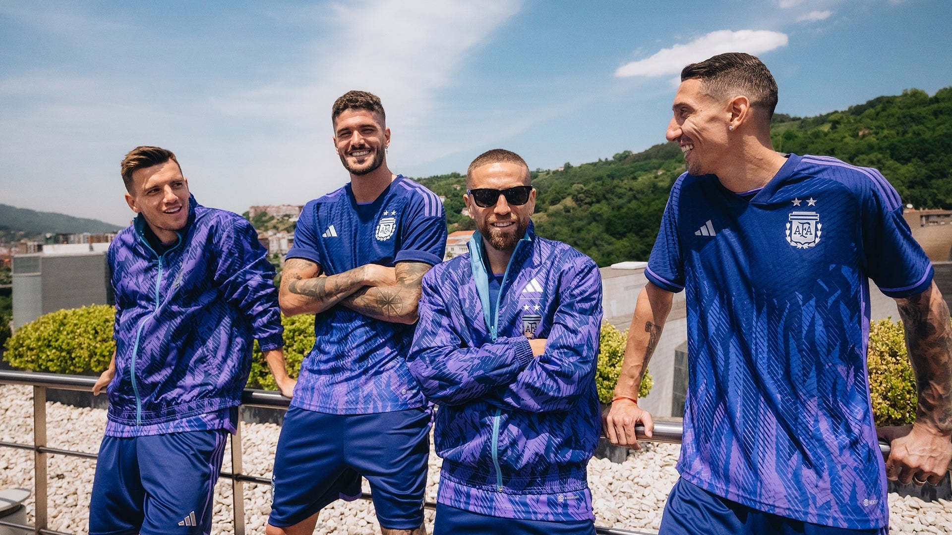 Argentina 2022 Away Jersey "Three Stars" + World Cup Champion Badge