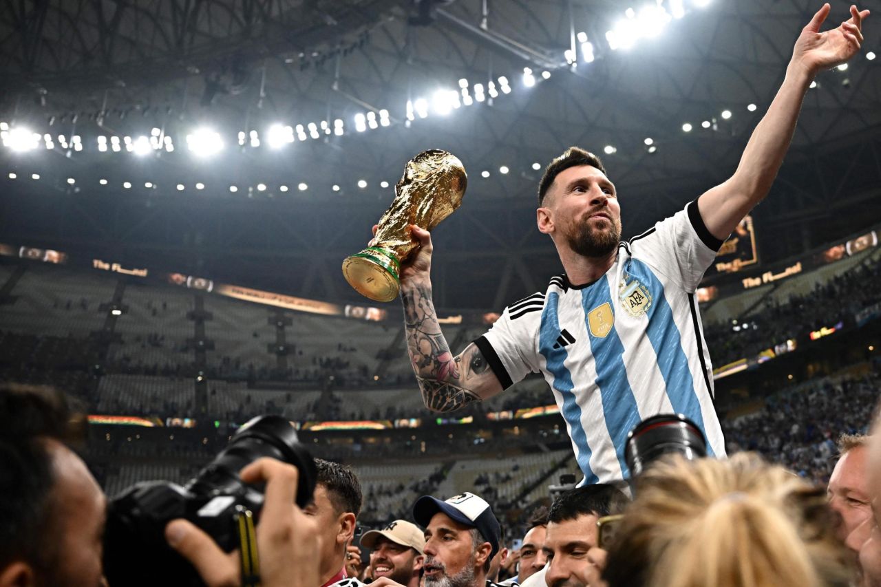Argentina 2022 Home Jersey "Three Stars" + World Cup Champion Badge