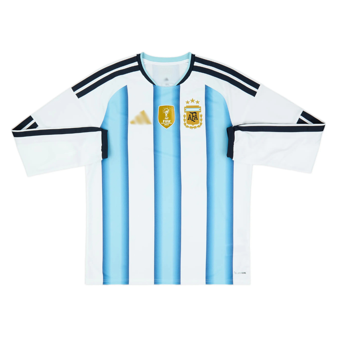 Argentina 2026 Home w/ World Cup Champions badge Long Sleeve Jersey