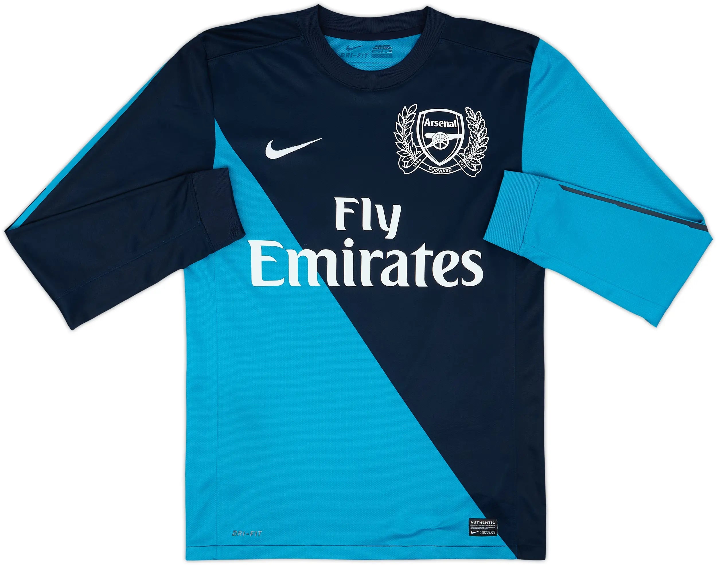 Arsenal 2011/12 Away Long Sleeve Jersey