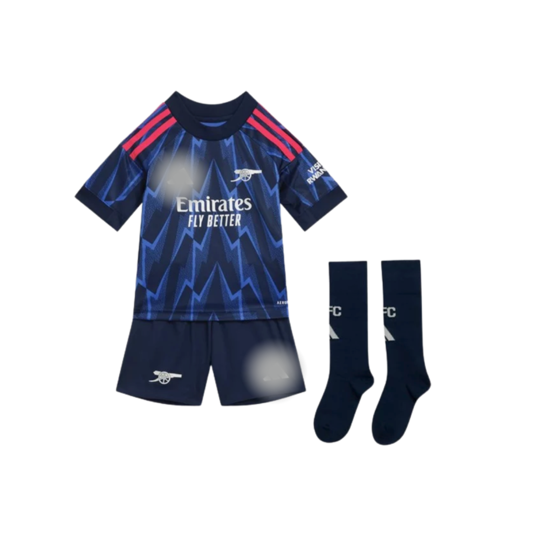 Arsenal 2025/26 Away Kids Kit