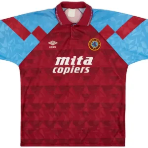 Aston Villa 1990/92 Home Jersey