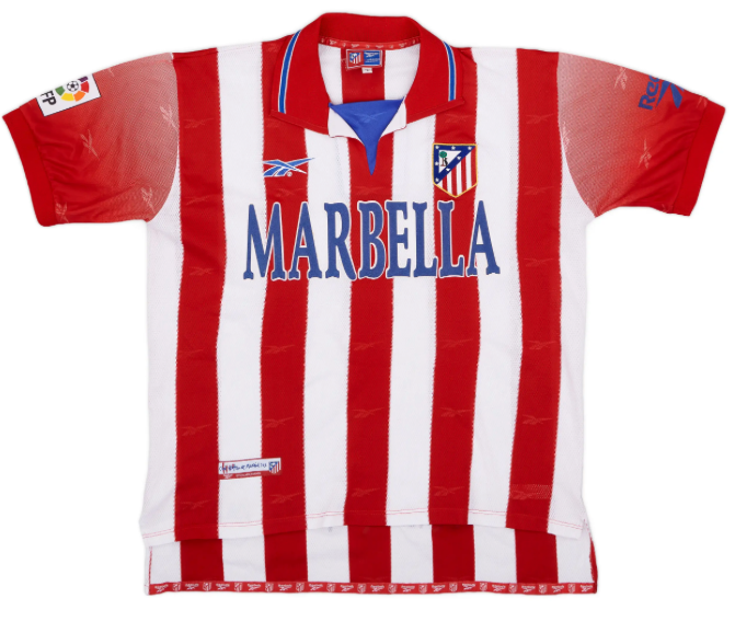Atletico Madrid 1998/99 Home Jersey