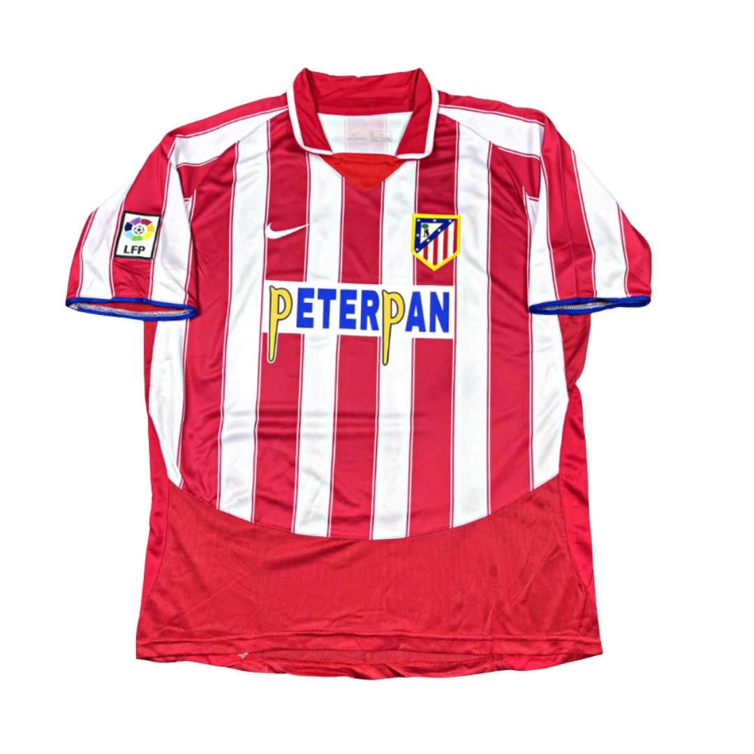 Atletico Madrid 2003/04 Home Jersey w/ La Liga badge