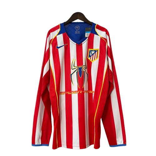 Atletico Madrid 2004/05 Home Long Sleeve Jersey