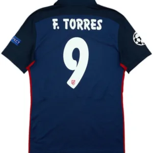 Atletico Madrid 2015/16 Away Jersey + Champions League Badge