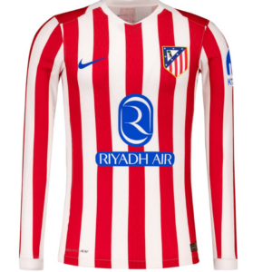 Atletico Madrid 2025/26 Home Long Sleeve Jersey