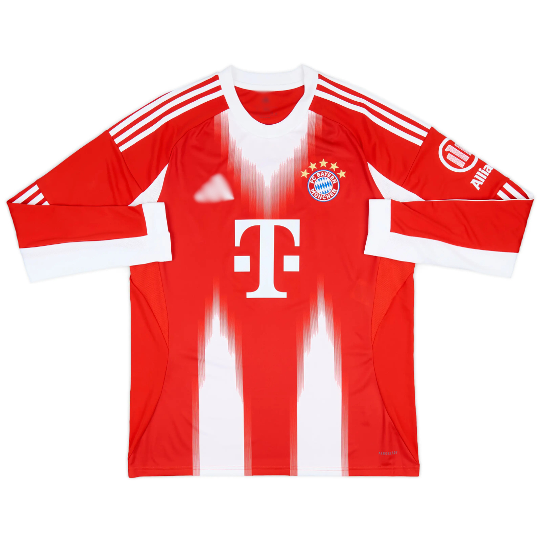 Bayern Munich 2025/26 Home Long Sleeve Jersey