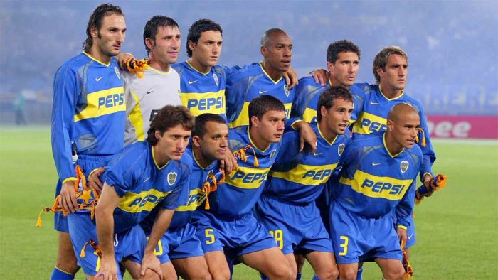 Boca Juniors 2003/04 Home Long Sleeve Jersey