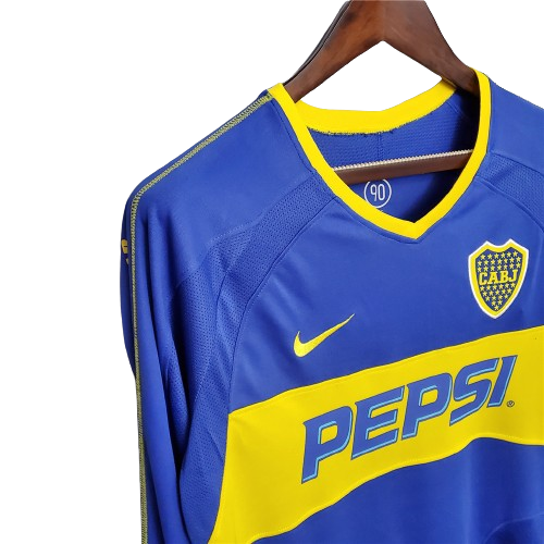 Boca Juniors 2003/04 Home Long Sleeve Jersey