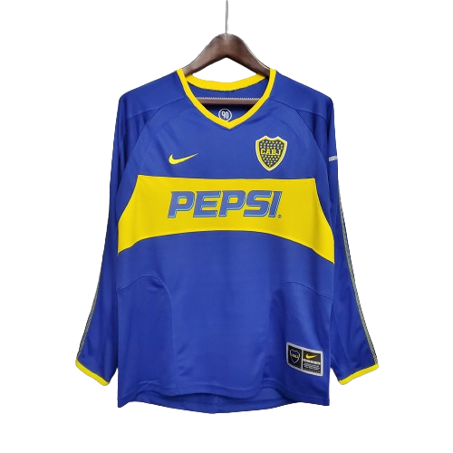 Boca Juniors 2003/04 Home Long Sleeve Jersey