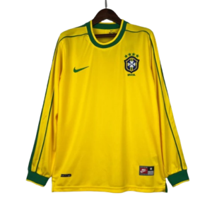 Brazil 1998 Home Long Sleeve Jersey