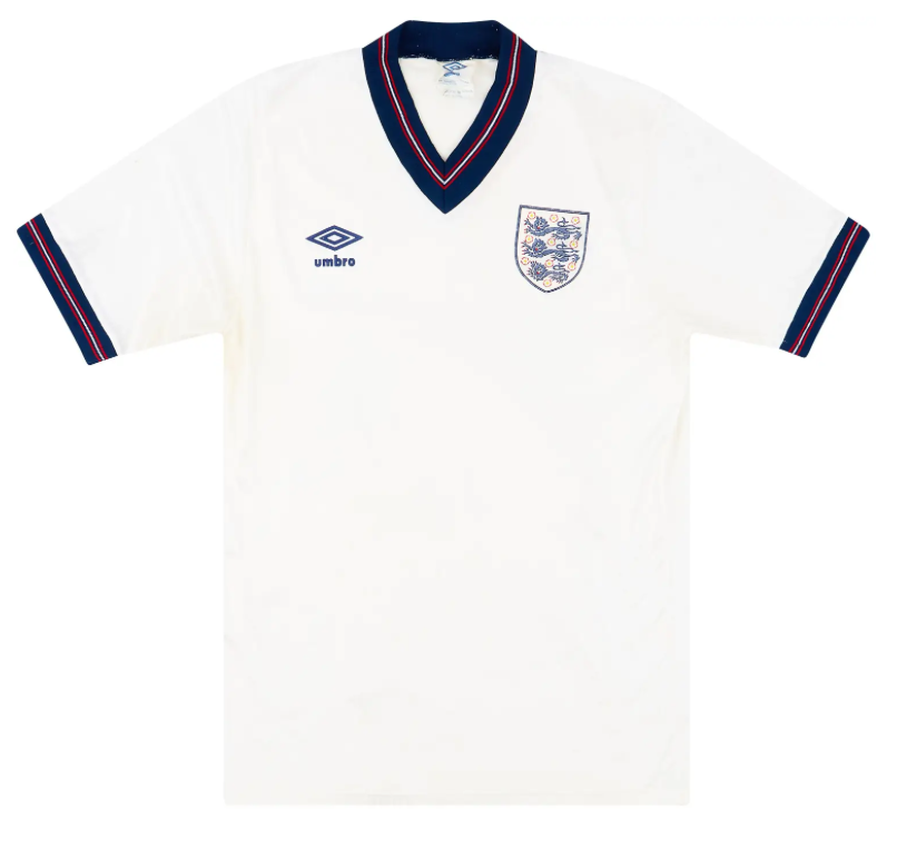 England 1984/87 Home Jersey