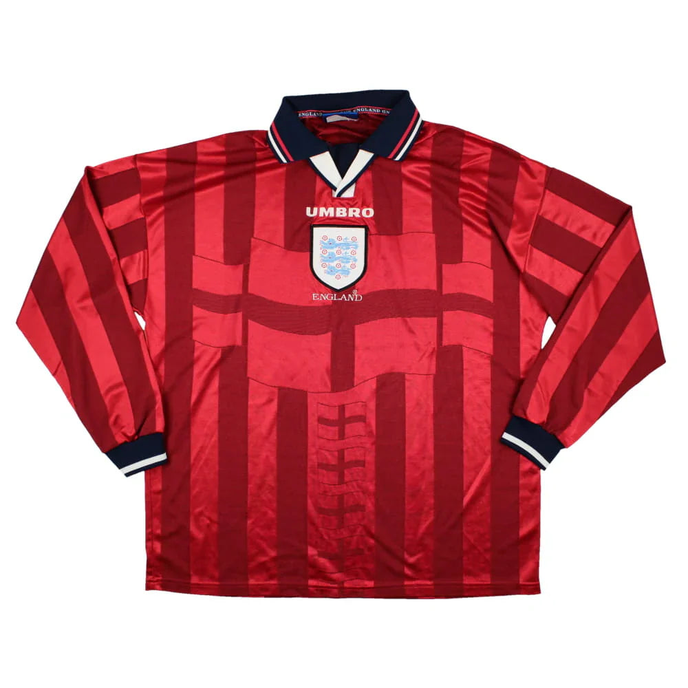 England 1998/99 Away Long Sleeve Jersey