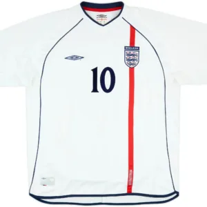 England 2002 Home Jersey