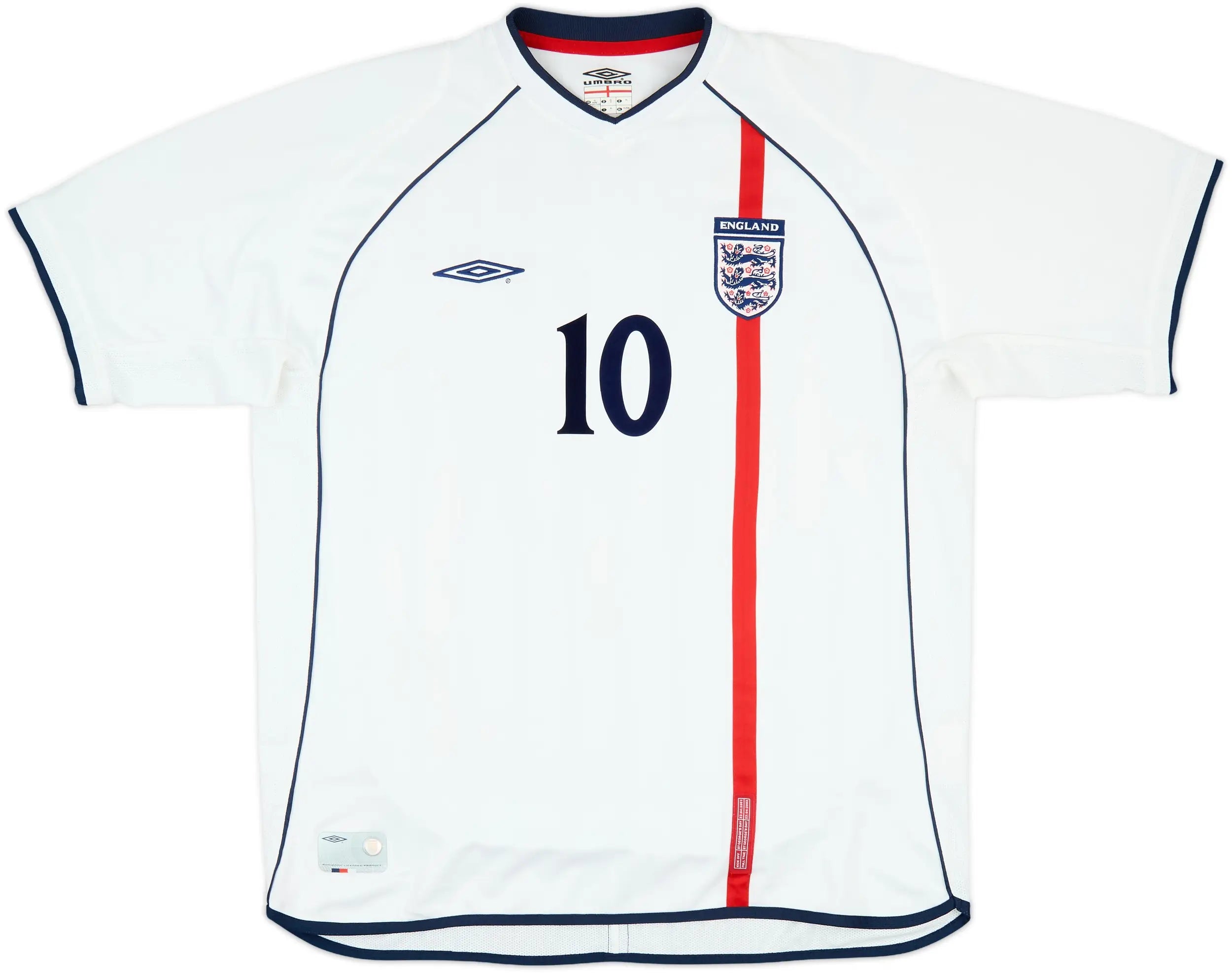 England 2002 Home Jersey