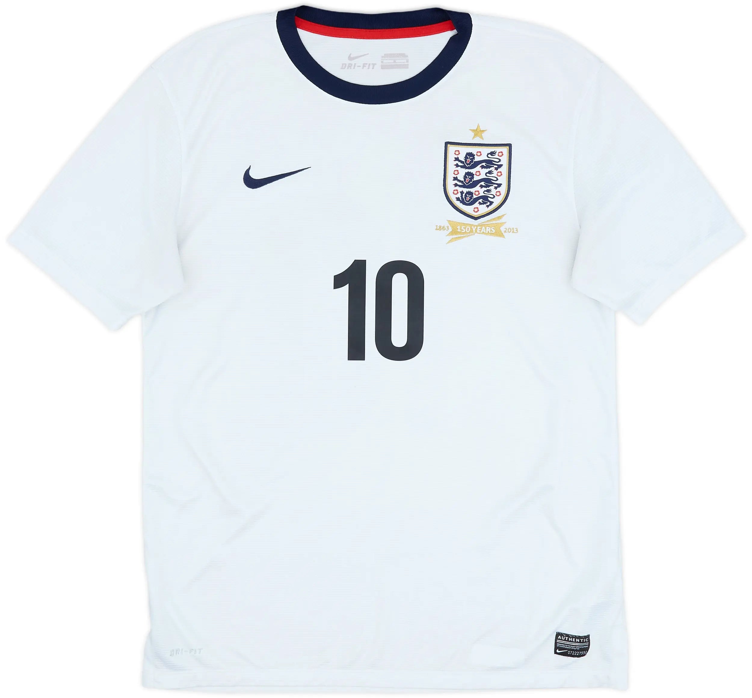 England 2013 Home Jersey 150th Anniversary