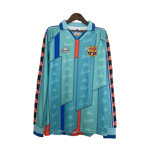 FC Barcelona 1996/97 Away Long Sleeve Jersey