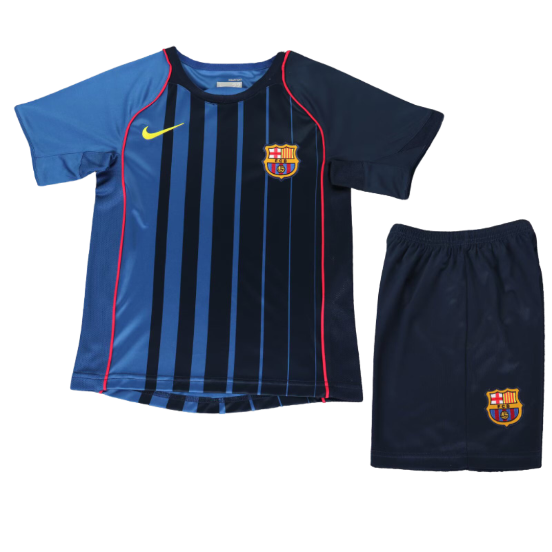 FC Barcelona 2004/05 Away Kids Kit