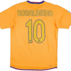 FC Barcelona 2006/08 Away Kids Kit