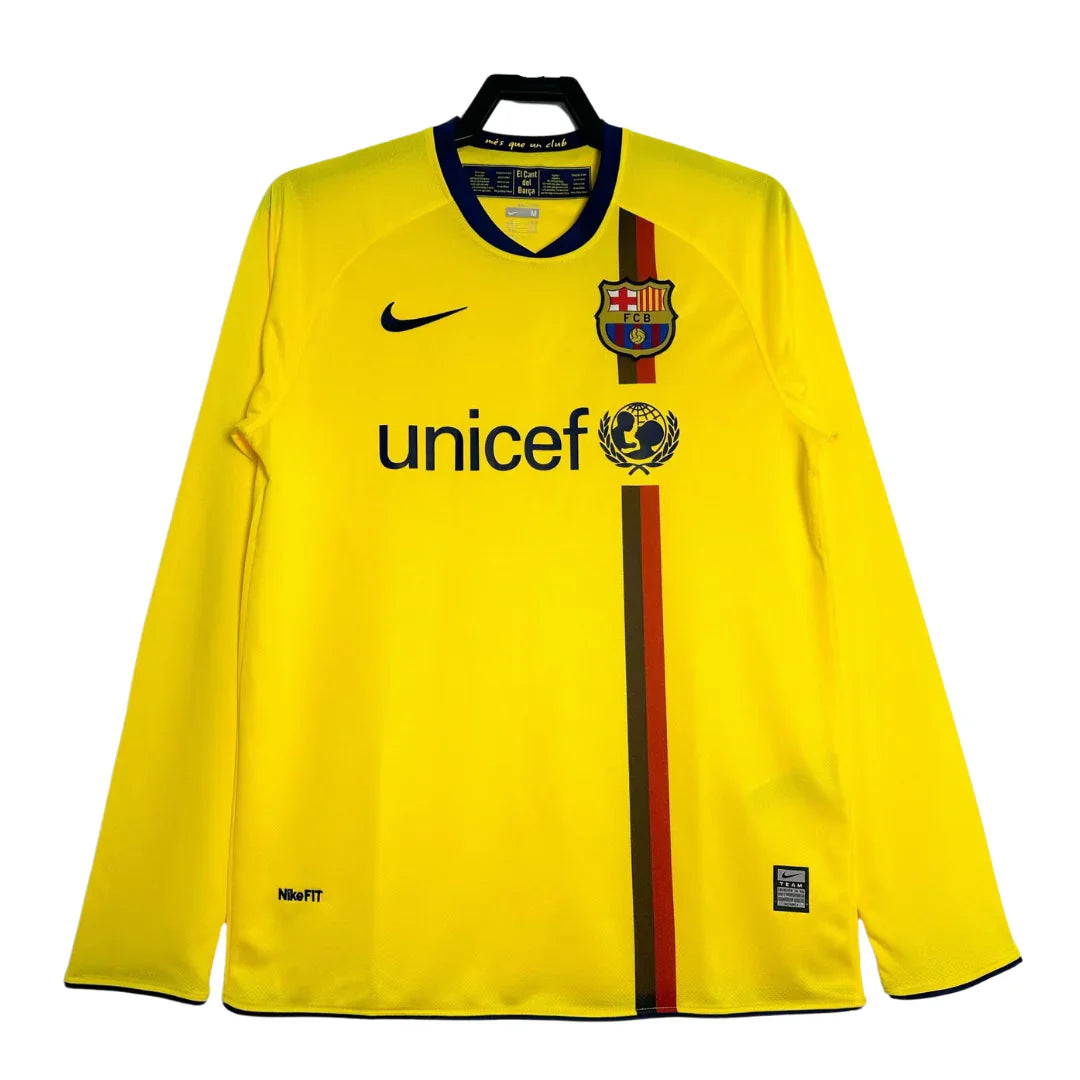 FC Barcelona 2008/09 Away Long Sleeve Jersey