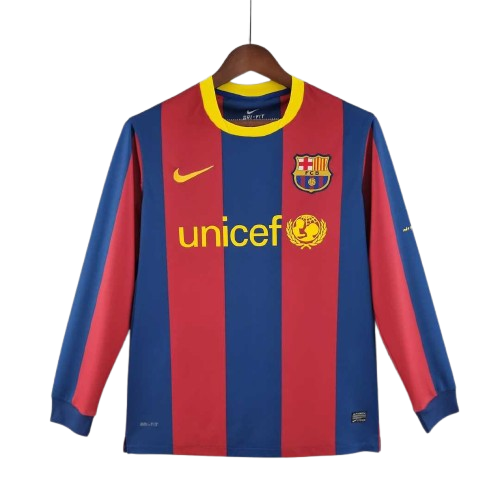 FC Barcelona 2010/11 Home Long Sleeve Jersey