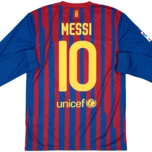 FC Barcelona 2011/12 Home Long Sleeve Jersey
