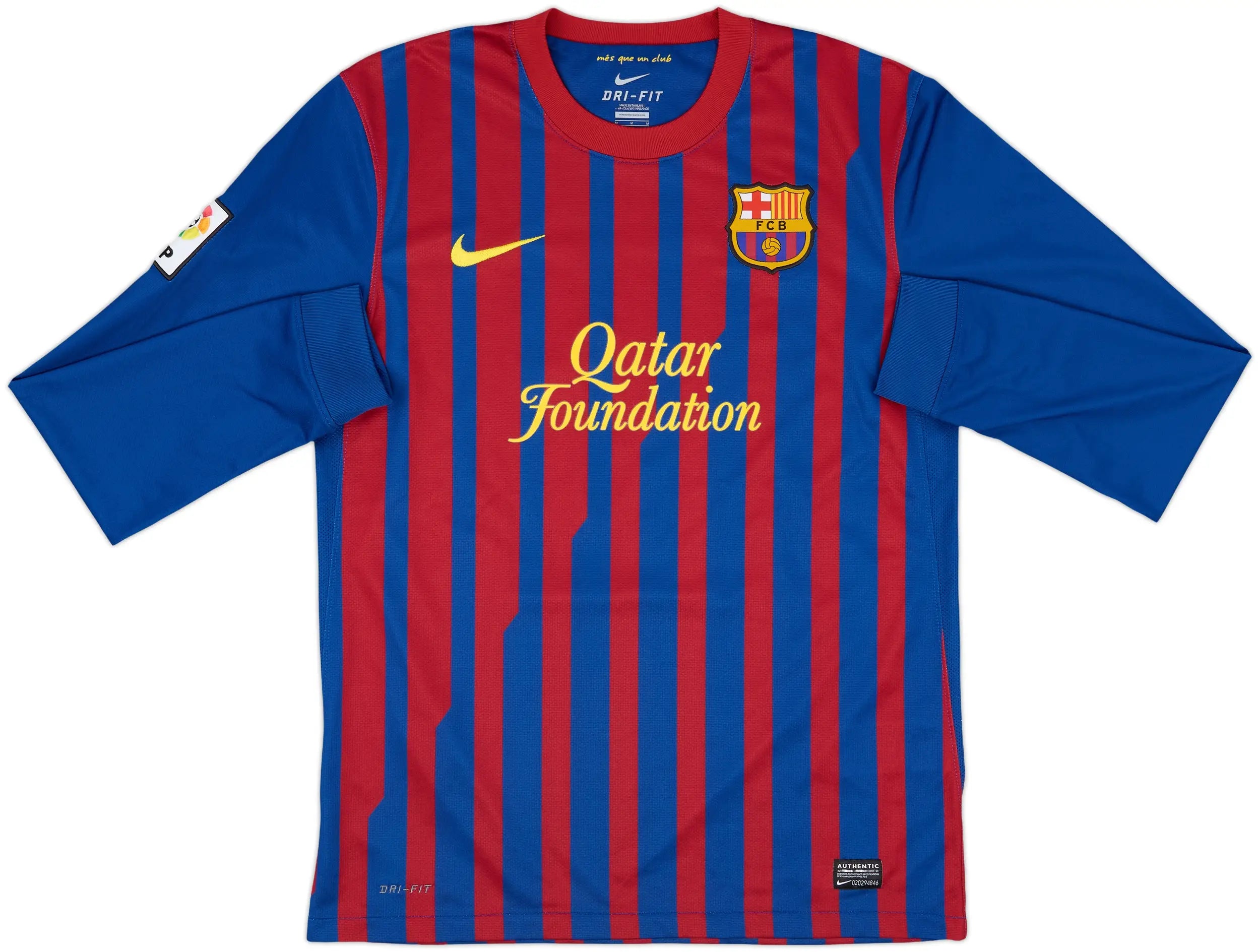 FC Barcelona 2011/12 Home Long Sleeve Jersey