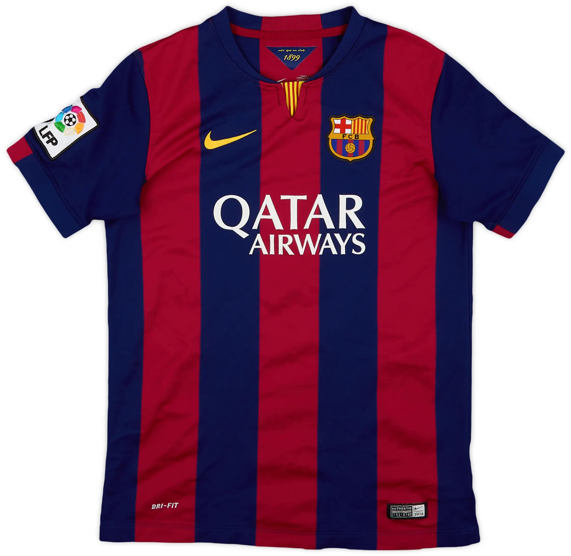 FC Barcelona 2014/15 Home Jersey w/ La Liga badge
